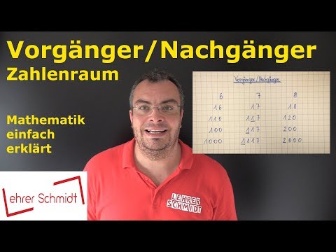 Predecessors and successors | Mathematics - simply explained | Lehrerschmidt
