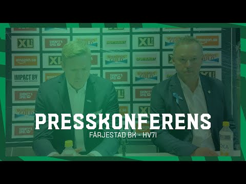Presskonferens efter Färjestad-HV71