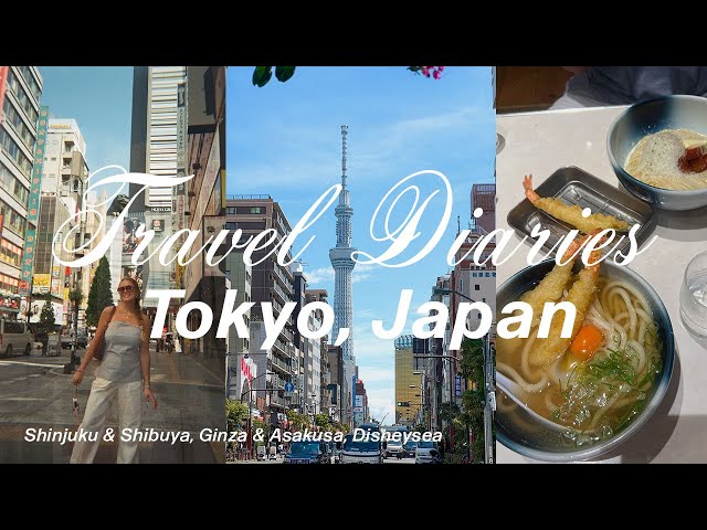 Travel vlog - TOKYO JAPAN VLOG | Travel Diaries | 5 days exploring Shinjuku, Shibuya, Ginza, Asakusa & Disneysea