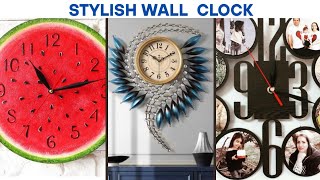 Wall Clock Decor | Stylish & Modern Wall Clocks |Wall Art Ideas | Family Photo Clock| DIY Wall Clock