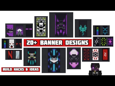 Minecraft : 20+ Banner Ideas and Designs! [Inspiration & Tips]