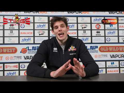 Post-partita Staff Mantova-Edilnol Biella coi coach Valli e Zanchi e Ferrara