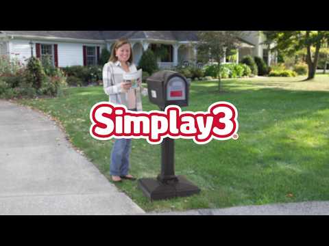 360 Assembly & Instructions | Dig-Free Easy Up Classic Mailbox | American Home by Simplay3