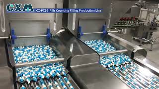 CX-PC16  Pills Counting Filling Production Line