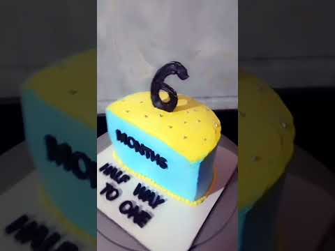 6 Months Complete Cake Decorating #shortvideo  #cake #shots