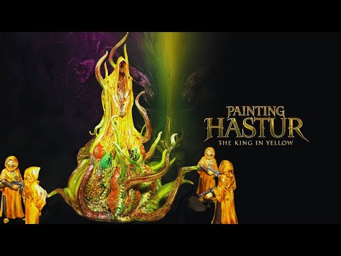 I Painted HASTUR From Death May Die (And It Looks Alive) #cthulhu #lotusthalia #hastur