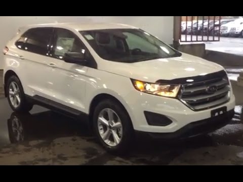 2016 White Ford Edge SE AWD Review | Prince George Motors