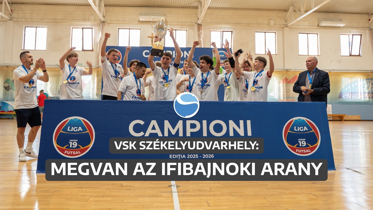 Veretlenül lett ifibajnok a VSK Székelyudvarhely futsalcsapata