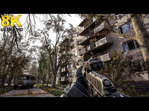 A Tour in Pripyat , The  Chernobyl Exclusion Zone｜STALKER 2 Heart of Chornobyl｜8K