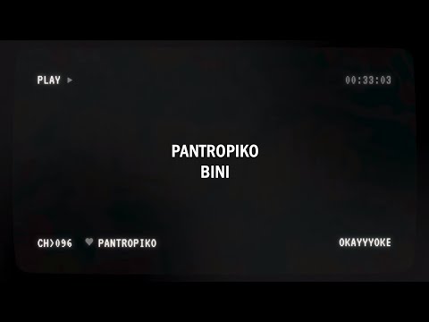 Pantropiko - BINI KARAOKE