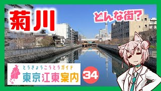 【散策 どんな街？】東京江東案内 第34回 菊川編【まゆつな空高 東京城東・下町ご当地VTuber】