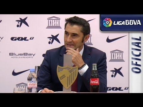 Rueda de Prensa de Valverde tras el Málaga CF (1-2) Athletic Club - HD