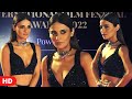 Slim Beauty Radhika Madan Looking Stunning In Black Plunging Neckline Dress DadasahebPhalkeAwards