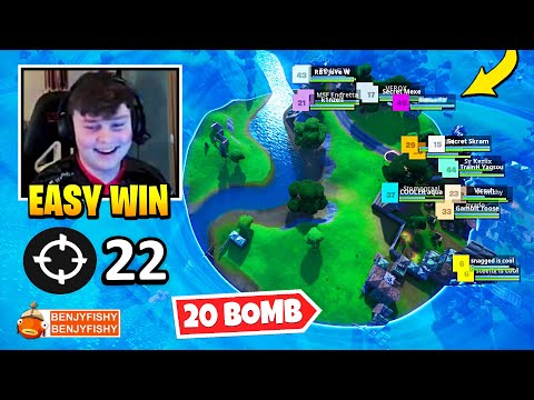 BenjyFishy Drops An *INSANE* 20 BOMB Against PRO PLAYERS In Cash Cup | Fortnite Daily Moments