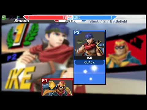 Fight Night #89 - NUT (Captain Falcon, Marth) vs RPTBO|Quack (Ike) - Losers' R2