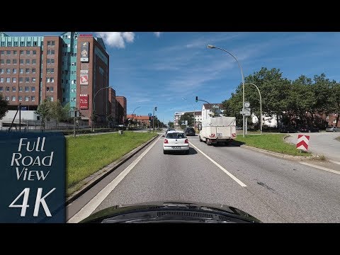 Hamburg, Germany: Hamm/Borgfelde, Eiffestraße - 4K (UHD/2160p/60p)