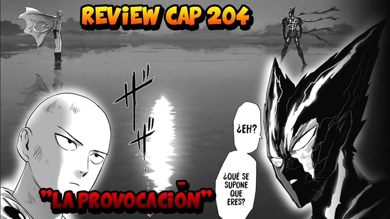 Review cap 204 comienza la provocación antes de la batalla|One pucnh man