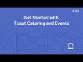 Getting Started with Catering