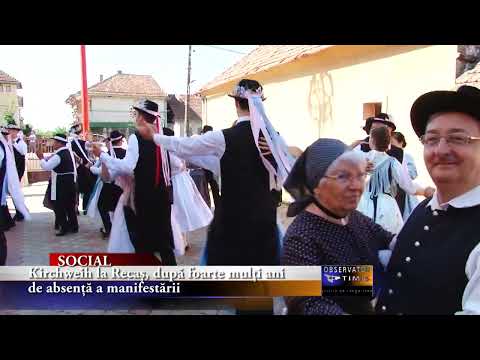 Kirchweih la Recaș, după foarte mulți ani de absență a manifestării