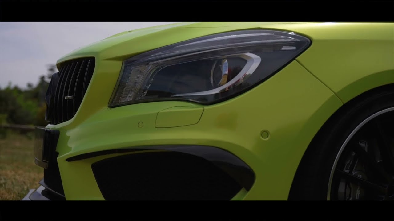 CLA 45 AMG Shooting Brake Acid Lime / Maxton Design & Nguyen Teint