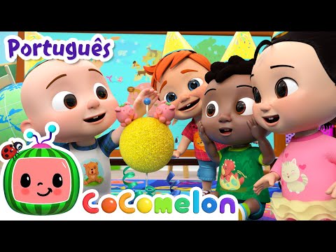 Capa de Tradições de Ano Novo! | Cocomelon em Português | Músicas Infantis e Desenhos Animados para Crianças