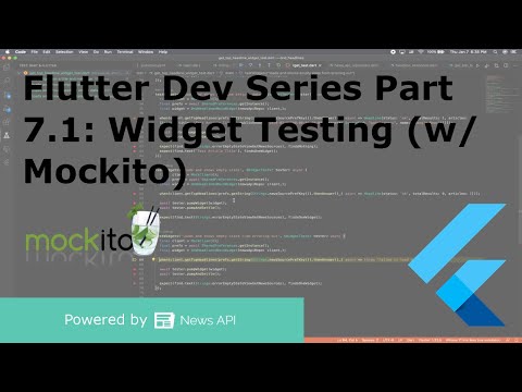 Flutter Dev Series Part 7.1: Widget Testing (w/ Mockito)