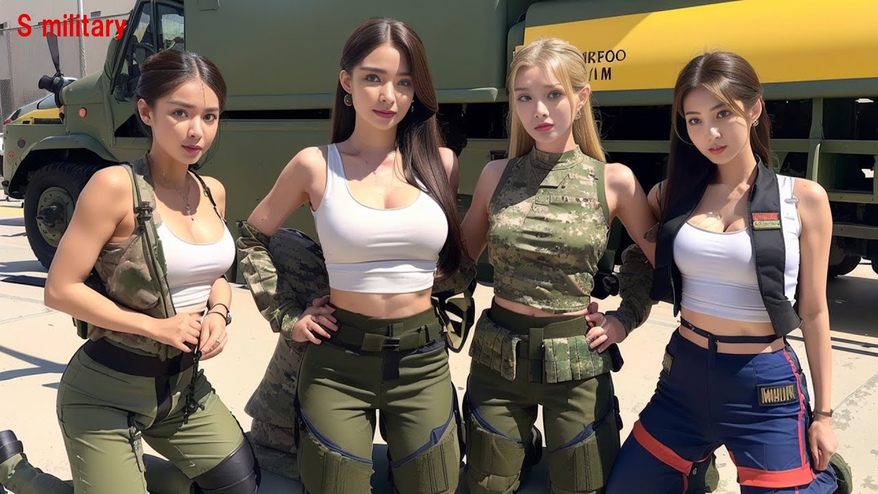 【ai art lookbook】Military base＆AI Beautiful Girl. vol.11.Girl make up one's mind.