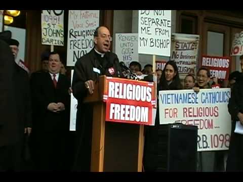 Click to Watch the Bishop Lori Defends Religious Liberty, Marriage, Life, Church before US Congress video