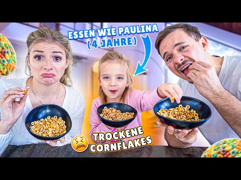 Wir essen 1 Tag lang wie meine kleine Schwester