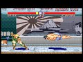 Street Fighter 2 World Warriors Guile Vs E HONDA Double KO