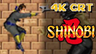 Shinobi (Arcade / 1987) 4K CRT