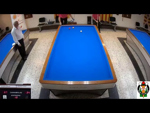 CAMPIONAT DE CATALUNYA TRES BANDES - DIVISIO D´HONOR - FINAL - RICARDO GARCIA vs ANTONIO MONTES