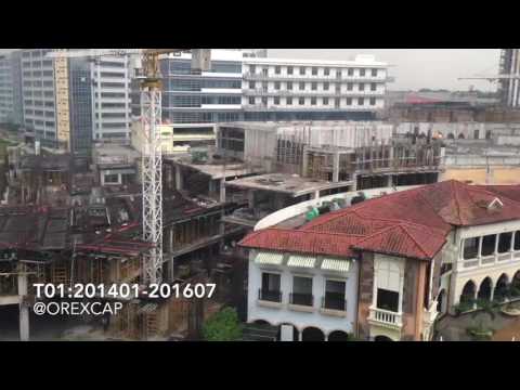 Venice Grand Canal Mall Construction Timelapse