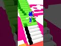 DANCE STAIRS RACE CHALLENGE - Funny Minecraft Animation with Sonic #shorts