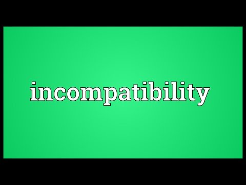 Incompatibility Meaning