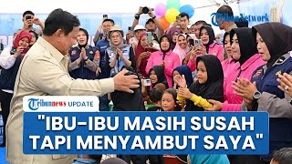 Prabowo Terharu Disambut Baik Korban Banjir di Agam: Saya Lihat Ibu-ibu dalam Keadaan Susah