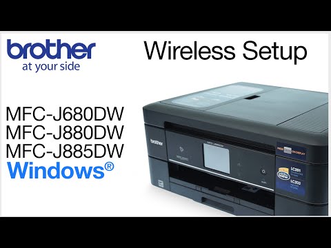 Thumbnail for MFC-J680DW / MFC-J880DW / MFC-J885DW – Wireless Setup - Windows Version