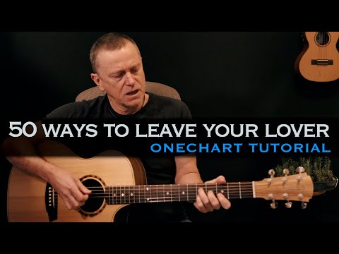 50 ways to leave your lover Paul Simon guitar lesson tutorial