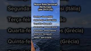 NOSSA ROTA NA EUROPA ATÉ 01/11/25! #danceinstructor #msc