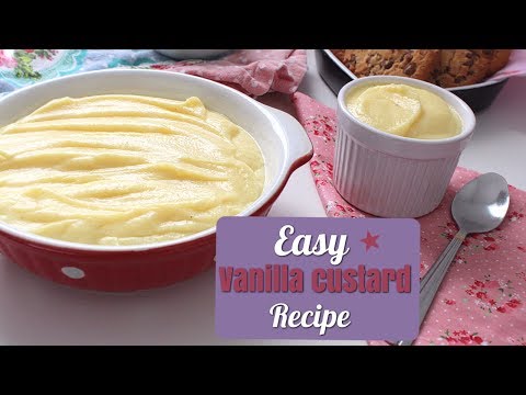 How to make simple Vanilla Custard - Recipe | Daniella's Home Cooking