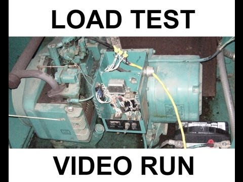 ONAN 5KW Natl., Propane or gas GENERATOR 4 SALE: FULLY ENCLOSED GENERATOR 5CCKFJ 8657V LOAD TEST
