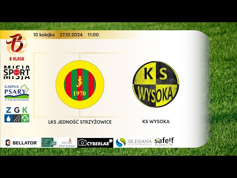 27.10.2024 | 10 kolejka | Jedność Strzyżowice - KS Wysoka
