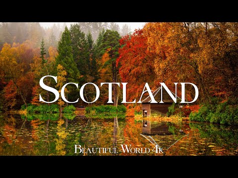 Scotland 4K Amazing Aerial Film - Peaceful Piano Music - Travel Nature