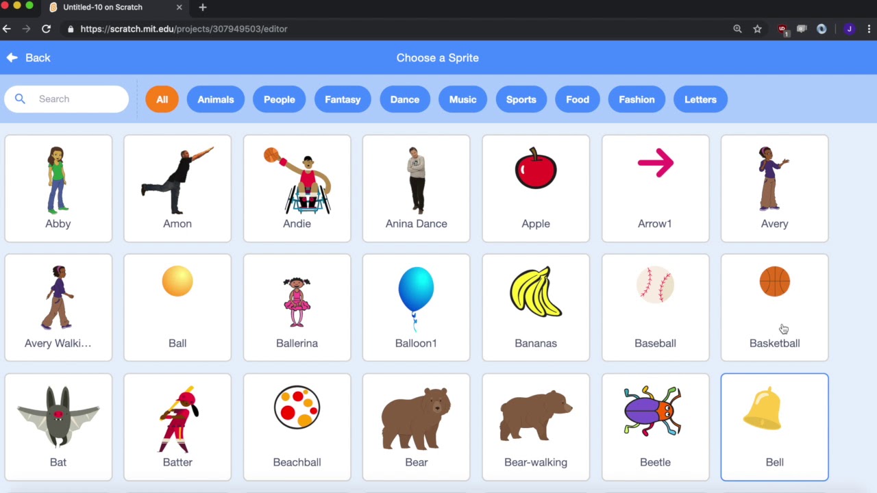 Scratch #1: Name Animation Part 1