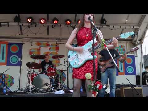 Monsoon performing  'Ride A Rolla' at Athfest 6-26-16