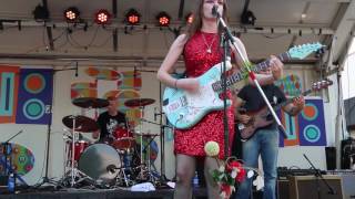 Monsoon performing  'Ride A Rolla' at Athfest 6-26-16