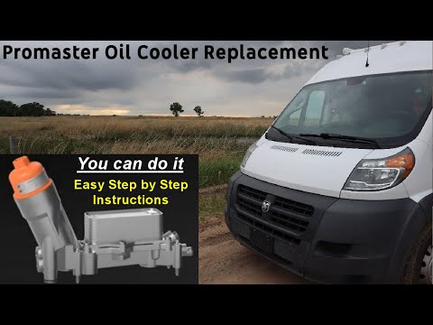 RAM Promaster replacing the Pentastar V6 Oil Cooler Step by Step - A comprehensive guide