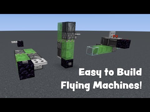 Insane Redstone Flying Machines Build!