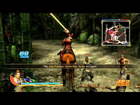 Dynasty Warrior 8 Battle of Jing Province Leading Lu Su to Province Castle