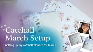 Plan With Me 📒 | Catchall Planner | March Planner Setup